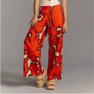 Eugenia Fernandez Anthropologie Safaa Wide Leg Pants XS